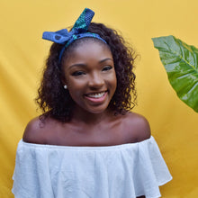 Load image into Gallery viewer, African ankara print wired headband