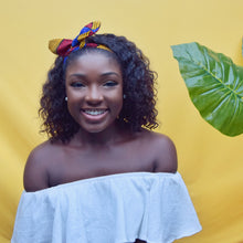 Load image into Gallery viewer, African ankara print wired headband