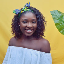 Load image into Gallery viewer, African ankara print wired headband