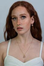 Load image into Gallery viewer, Recycled Glass Spinal Zodiac Birthstone Necklace (August)