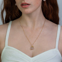 Load image into Gallery viewer, Recycled Glass Spinal Zodiac Birthstone Necklace (August)