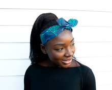 Load image into Gallery viewer, Wired headband - Blue Waterwell
