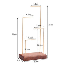 Load image into Gallery viewer, (Wholesale) Wooden earring display stand