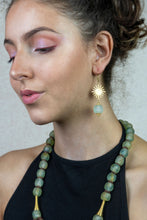 Load image into Gallery viewer, Recycled Glass Medium 'Rise and Shine' necklace - Earth