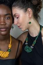 Load image into Gallery viewer, Recycled Glass 'Knot Your Average' necklace - Green