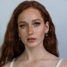 Load image into Gallery viewer, Recycled Glass Alexandrite Zodiac Birthstone Earrings (June)