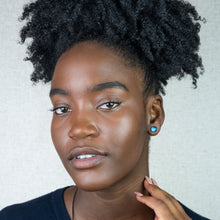 Load image into Gallery viewer, Recycled glass stud earring (7 colours avail)