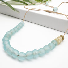 Load image into Gallery viewer, (Wholesale) Single Strand Adjustable Necklace - Ice Blue
