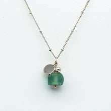 Load image into Gallery viewer, Recycled Glass Alexandrite Zodiac Birthstone Necklace (June)
