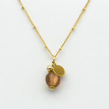 Load image into Gallery viewer, (Wholesale) Rose Garnet Zodiac Birthstone Necklace (January)
