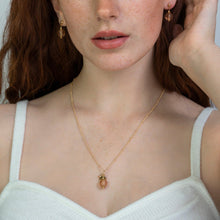 Load image into Gallery viewer, (Wholesale) Rose Garnet Zodiac Birthstone Necklace (January)
