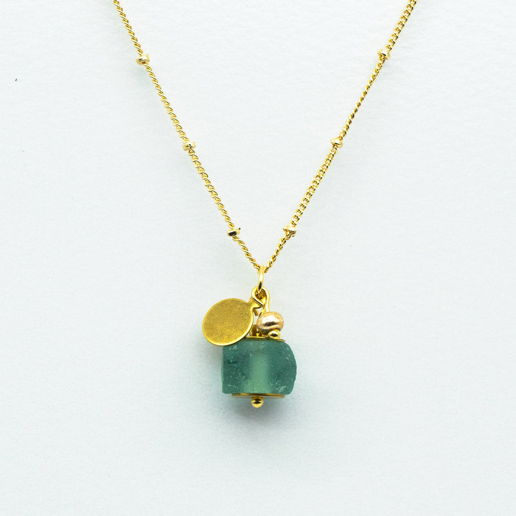 (Wholesale) Alexandrite Zodiac Birthstone Necklace (June)