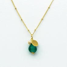 Load image into Gallery viewer, (Wholesale) Emerald Zodiac Birthstone Necklace (May)
