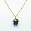 (Wholesale) Sapphire Zodiac Birthstone Necklace (September)