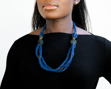 Load image into Gallery viewer, (Wholesale) &#39;Knot Your Average&#39; necklace - Cobalt (SOLD-OUT)
