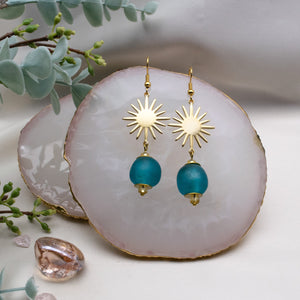 (Wholesale) Radiant earring - Azure Blue