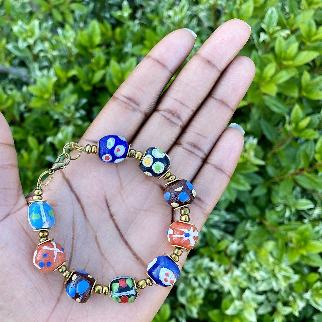 (Wholesale) Round Hand Painted Bracelet