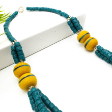 Load image into Gallery viewer, (Wholesale) &#39;Knot Your Average&#39; necklace - Teal (SOLD OUT)
