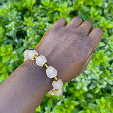 Load image into Gallery viewer, (Wholesale) Blush Pink Recycled Glass Bracelet

