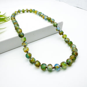 (Wholesale) Long single strand necklace - Earth (pre-order)