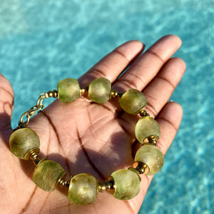 (Wholesale) Earth Recycled Glass Bracelet