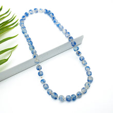 Load image into Gallery viewer, (Wholesale) Long single strand necklace - Sky Blue Swirl (pre-order)
