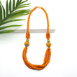 (Wholesale) 'Knot Your Average' necklace - Orange