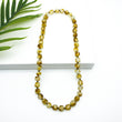 (Wholesale) Long single strand necklace - Amber (pre-order)