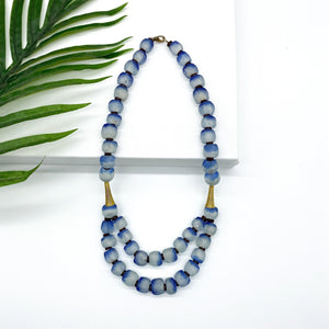 (Wholesale) Medium 'Rise and Shine' necklace - Sky Blue
