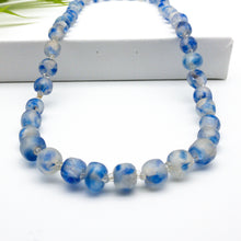 Load image into Gallery viewer, (Wholesale) Long single strand necklace - Sky Blue Swirl (pre-order)
