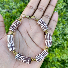 Load image into Gallery viewer, (Wholesale) Pink &amp; Mauve Hand Painted Bracelet
