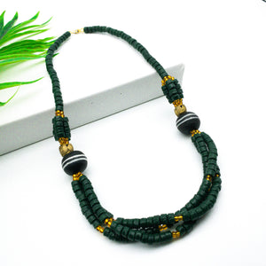 (Wholesale) 'Knot Your Average' necklace - Green