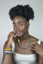 Load image into Gallery viewer, (Wholesale) Hand painted adjustable necklace - Black &amp; White
