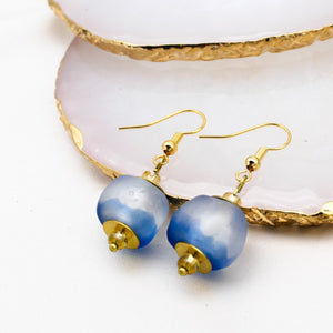 (Wholesale) Swing earring - Sky Blue