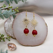 Load image into Gallery viewer, (Wholesale) Radiant earring - Red
