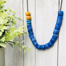 Load image into Gallery viewer, (Wholesale) Colour pop adjustable necklace - Blue
