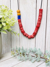 Load image into Gallery viewer, (Wholesale) Colour pop adjustable necklace - Red
