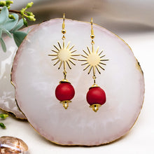 Load image into Gallery viewer, (Wholesale) Radiant earring - Red
