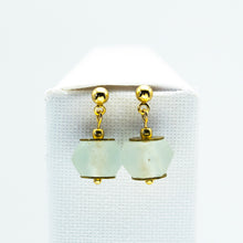 Load image into Gallery viewer, Recycled Glass Diamond Zodiac Birthstone Earrings (April)
