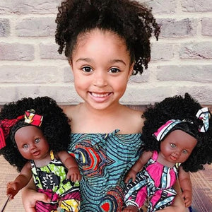 Curly hair dolls